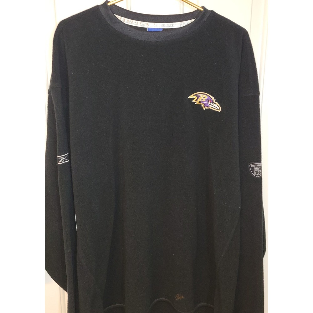 Reebok Baltimore Ravens Crewneck Sweatshirt Men's 2XL(?) Fleece Ravens Logo NFL